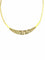 Collier Collier ras-de-cou vintage italien en or jaune 18 carats et diamants 58 Facettes