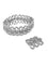 Bracelet Bracelet en or blanc 18 carats serti de 800 diamants naturels 58 Facettes