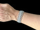 Bracelet Bracelet en or blanc 18 carats serti de 800 diamants naturels 58 Facettes