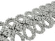 Bracelet Bracelet en or blanc 18 carats serti de 800 diamants naturels 58 Facettes