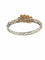 Bracelet Bracelet français - Bracelet en or blanc et or rose 18 carats et diamants 58 Facettes