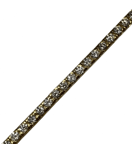 Bracelet Bracelet rivière de diamants en or 18k 58 Facettes