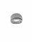Bague 53.5 Bague en or blanc 18 carats avec diamant 1,50 ct 58 Facettes