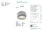 Bague 53.5 Bague en or blanc 18 carats avec diamant 1,50 ct 58 Facettes