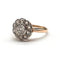 Bague 50 Bague Art déco en or rose 18k et platine avec diamants 58 Facettes