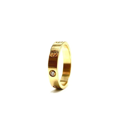 Bague 56 Cartier Love - Bague petit modèle en or 18k et diamant 58 Facettes