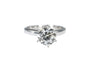 Bague 51 Solitaire - Bague en or blanc 750 avec diamant 1,92 ct 58 Facettes