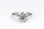 Bague 51 Solitaire - Bague en or blanc 750 avec diamant 1,92 ct 58 Facettes