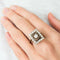 Bague 54 Bague vintage en or blanc avec diamants taille ancienne 58 Facettes