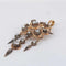 Pendentif Broche-pendentif en or jaune 18 ct avec diamants et émail 58 Facettes 1