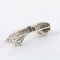 Broche Broche nœud en platine et diamants 58 Facettes 1