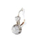 Boucles d'oreilles Boucles d'oreilles dormeuses en or blanc 750 serties de diamants 58 Facettes 220367