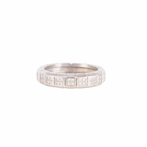 Bague 52 Chopard Ice Cube - Alliance en or blanc 18 ct et diamant 58 Facettes 1