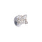 Boucles d'oreilles Clous d'oreilles - Diamants taille princesse en or blanc 18 carats 58 Facettes 220321
