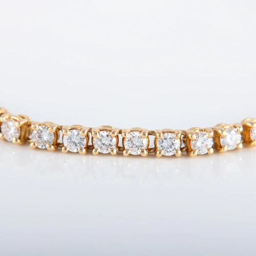 Bracelet Bracelet rivière en or jaune 750 et diamants 58 Facettes 220409