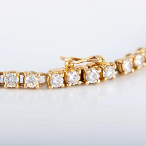 Bracelet Bracelet rivière en or jaune 750 et diamants 58 Facettes 220409