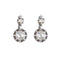 Boucles d'oreilles Boucles d'oreilles dormeuses en or blanc 750 ornées de diamants 58 Facettes 220393