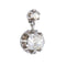 Boucles d'oreilles Boucles d'oreilles dormeuses en or blanc 750 ornées de diamants 58 Facettes 220393
