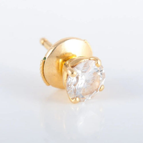 Boucles d'oreilles Clous d’oreilles en or jaune 750 et diamants 1,40 ct 58 Facettes 220425