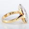 Bague 59 Bague - Grenat et diamants en or jaune 14K 58 Facettes 220382