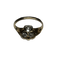Bague 55 Bague trèfle en or 14K et argent, sertie de diamants 58 Facettes
