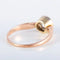 Bague 51 Bague solitaire serti clos en or rose 14K et diamant 58 Facettes 220383