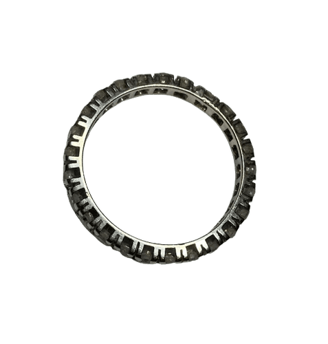 Bague 57 Alliance - Bague en platine et diamants 58 Facettes