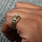 Bague 52 Bague à motifs en or jaune 750 avec diamants 58 Facettes 220423