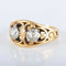 Bague 52 Bague à motifs en or jaune 750 avec diamants 58 Facettes 220423
