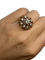Bague 49 Bague ancienne en or jaune 18K et 9 diamants 58 Facettes