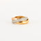 Bague 54 Cartier Trinity - Bague classique en or tricolore 18K et diamants 58 Facettes BO/230456