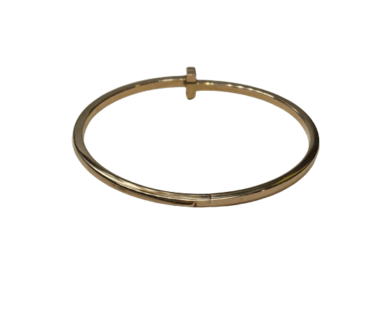 Bracelet Tiffany & Co. Tiffany T T1 - Bracelet étroit en or rose 18K 58 Facettes