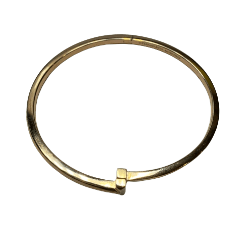 Bracelet Tiffany & Co. Tiffany T T1 - Bracelet étroit en or rose 18K 58 Facettes