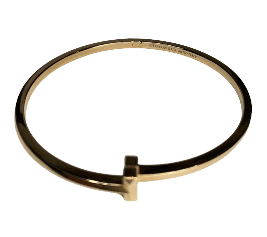 Bracelet Tiffany & Co. Tiffany T T1 - Bracelet étroit en or rose 18K 58 Facettes