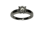 Bague 47 Cartier 1895 - Bague solitaire en platine avec diamant 58 Facettes
