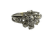 Bague 62 Bague marguerite en platine et diamants 58 Facettes