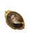 Broche Broche portrait en or jaune 18K et nacre 58 Facettes