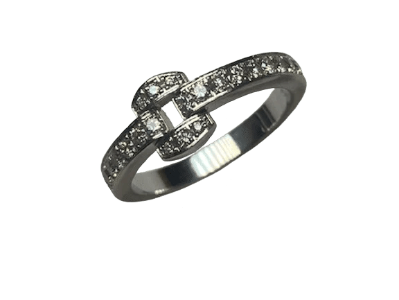 Bague 54 Piaget Miss Protocole - Bague en or blanc 18K et diamants (T. 54) 58 Facettes