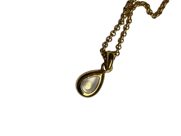 Collier Chopard Happy Diamonds - Collier en or jaune 18K et diamant 58 Facettes