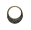 Bague 52 Poiray - Bague jonc en or jaune 18K saphirs et diamants 58 Facettes