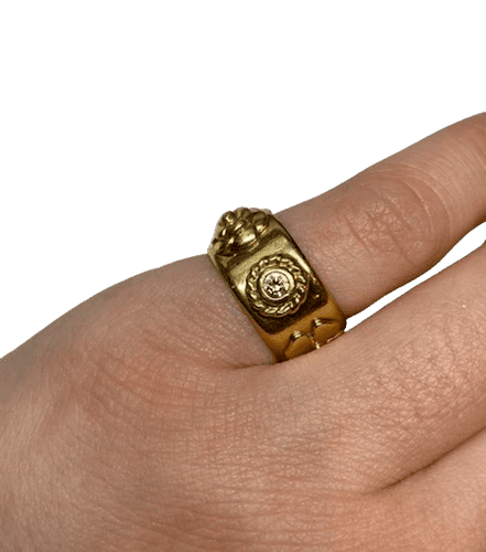 Bague 49 Chanel Les 3 symboles - Bague en or jaune 18K et diamants 58 Facettes