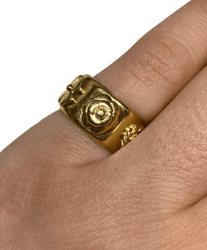 Bague 49 Chanel Les 3 symboles - Bague en or jaune 18K et diamants 58 Facettes