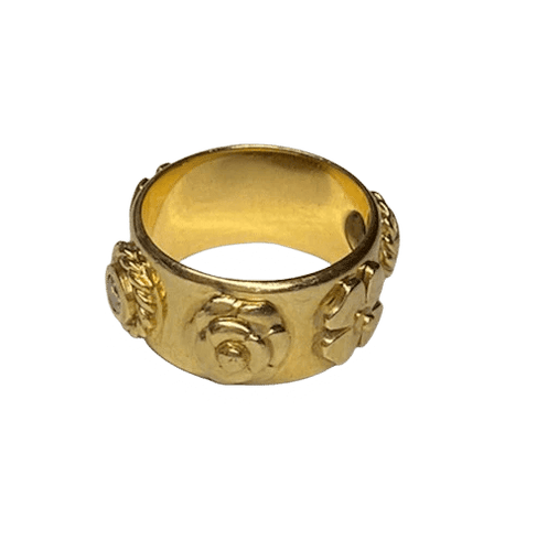 Bague 49 Chanel Les 3 symboles - Bague en or jaune 18K et diamants 58 Facettes