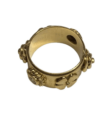 Bague 49 Chanel Les 3 symboles - Bague en or jaune 18K et diamants 58 Facettes