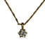 Collier Collier avec pendentif en or jaune 18K et diamant 0,90 ct 58 Facettes