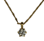Collier Collier avec pendentif en or jaune 18K et diamant 0,90 ct 58 Facettes