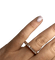 Bague 62 Alliance américaine - Bague en or jaune 18K et diamants 58 Facettes