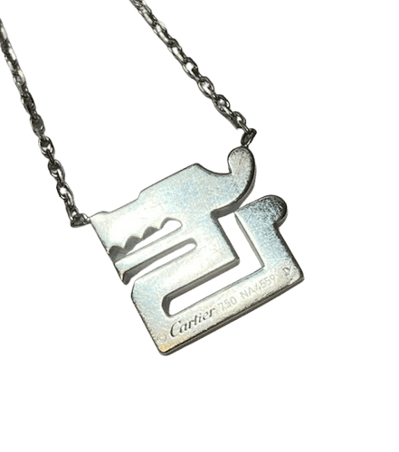 Collier Cartier Baiser du Dragon - Collier en or blanc 18K, diamants et rubis 58 Facettes 240127
