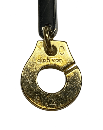 Bracelet Dinh Van Menottes - Bracelet en or jaune 18K et acier 58 Facettes 240444