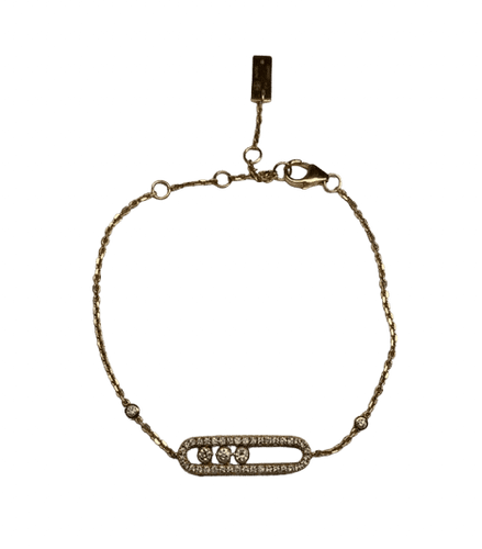 Bracelet Messika Baby Move Pavé - Bracelet en or rose et diamants 58 Facettes 240454